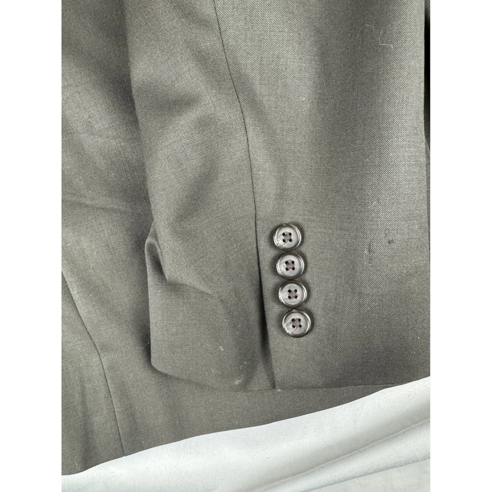 Lauren Ralph‎ Lauren Mens 46R Wool Suit Jacket Blazer Charcoal Gray